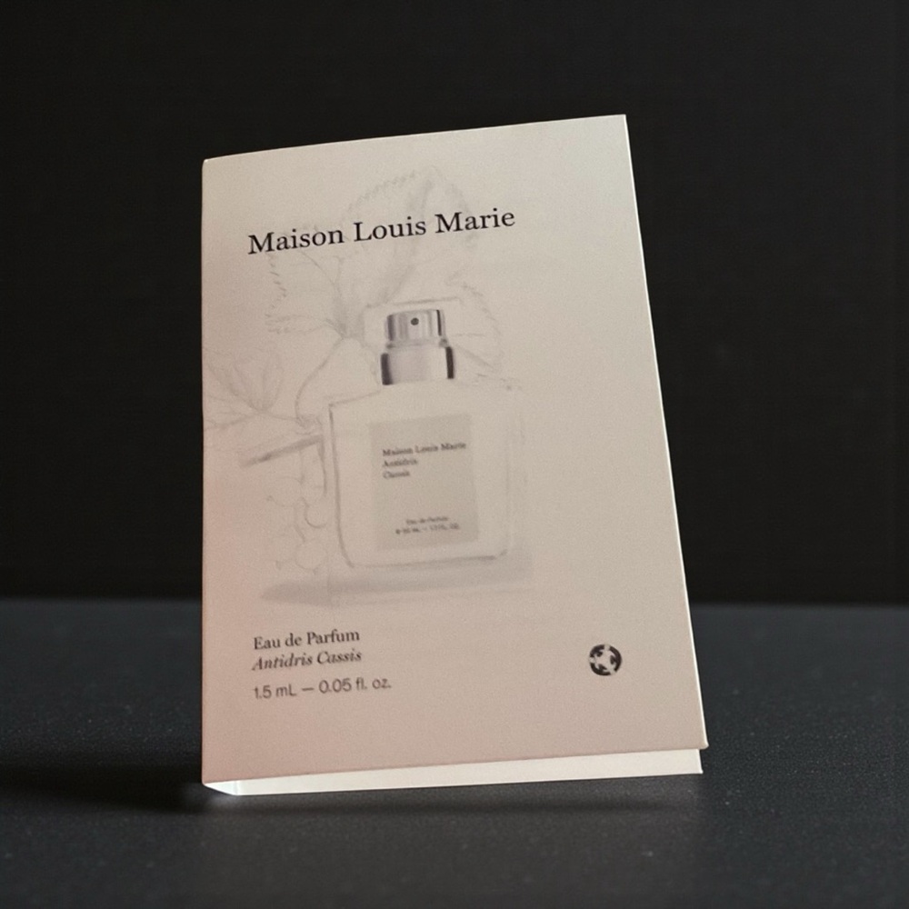 Maison Louis Marie Antidris Cassis EDP 1.5 ml. Set of 2